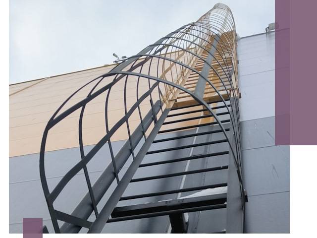 Изготовление и монтаж пожарных лестниц в Курчатове профессионально