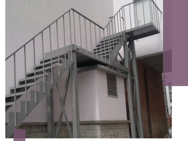 Монтаж пожарных лестниц под ключ в Курчатове с гарантией качества