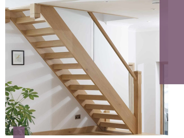 Изготовление деревянных лестниц под ключ в Курчатове для дома