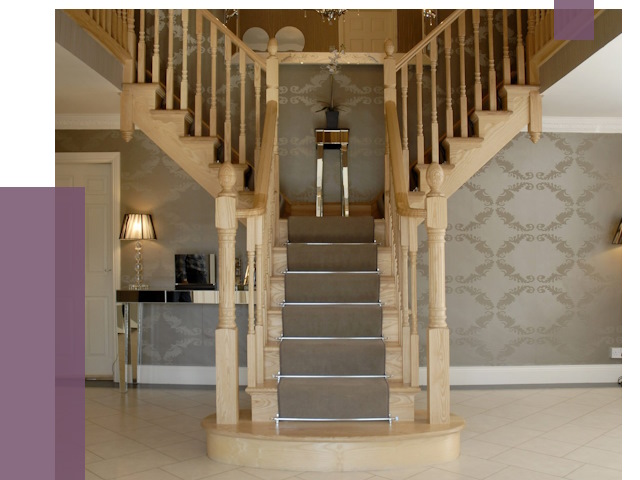 Монтаж деревянных лестниц в Курчатове от 7590 руб. 