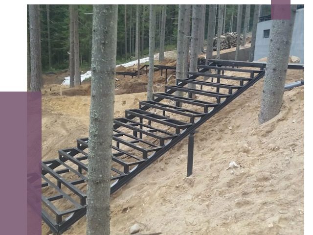 Монтаж металлических лестниц в Курчатове от 13499 руб. 