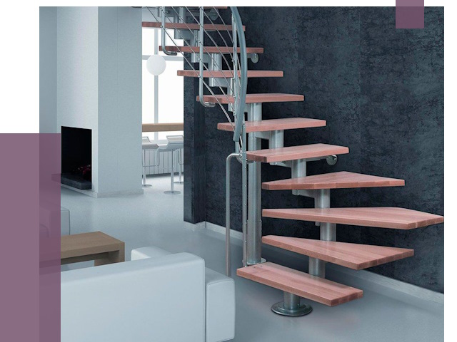 Модульные лестницы в Курчатове от 16810 руб. — купить в ПРОЛЁТ-Крч