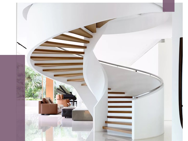 Винтовые лестницы в Курчатове под ключ от 48393 руб. | ПРОЛЁТ-Крч