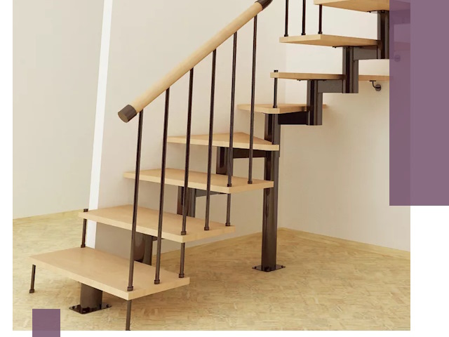 Монтаж лестниц на больцах в Курчатове — быстро и надежно