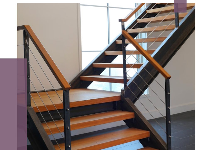 Изготовление лестниц на металлокаркасе в Курчатове от 18848 руб. | ПРОЛЁТ-Крч