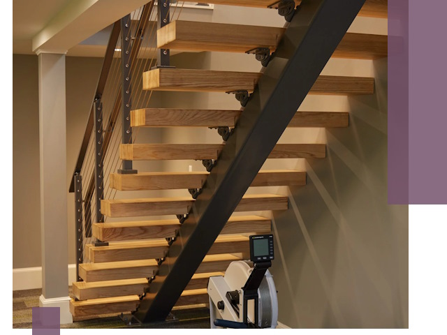 Лестницы на монокосоурах под ключ в Курчатове - изготовление и монтаж