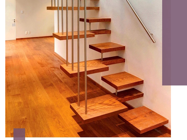 Лестницы «гусиный шаг» на заказ в Курчатове для узких пространств