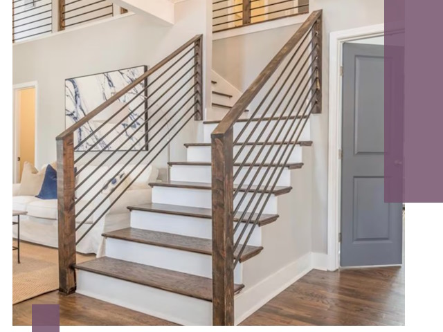 Лестницы для коттеджа под ключ в Курчатове — изготовление и монтаж