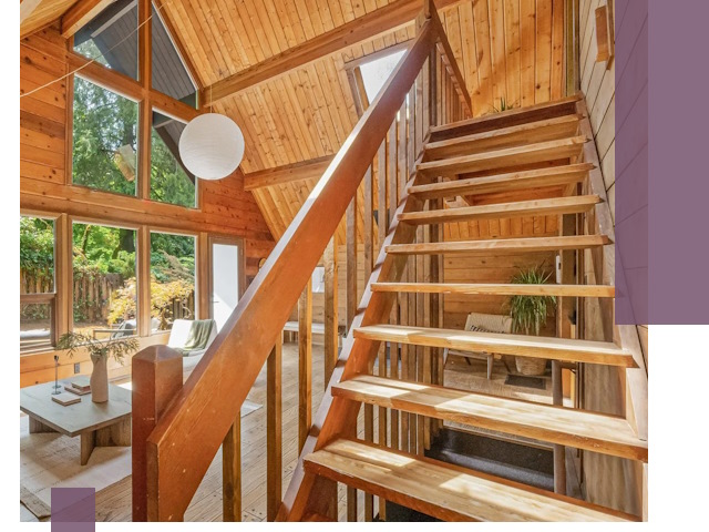 Лестницы для дачи под ключ в Курчатове — изготовление и монтаж