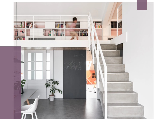 Лестницы для двухуровневой квартиры в Курчатове от 175743 руб. | ПРОЛЁТ-Крч