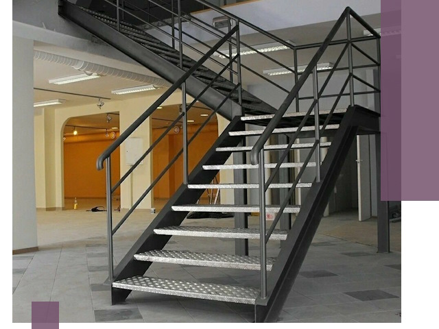 Лестницы для офиса в Курчатове: изготовление, монтаж, демонтаж