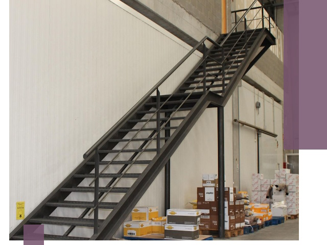 Лестницы для производства в Курчатове — изготовление и монтаж