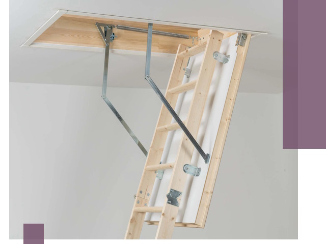 Установка чердачной лестницы под ключ в Курчатове