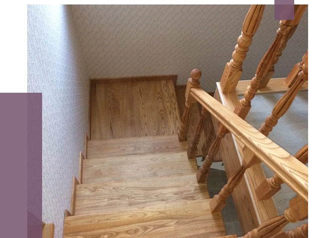 Сосновые лестницы в Курчатове под ключ от 8049 руб.  | ПРОЛЁТ-Крч