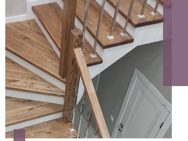 Обшивка металлических лестниц под ключ в Курчатове