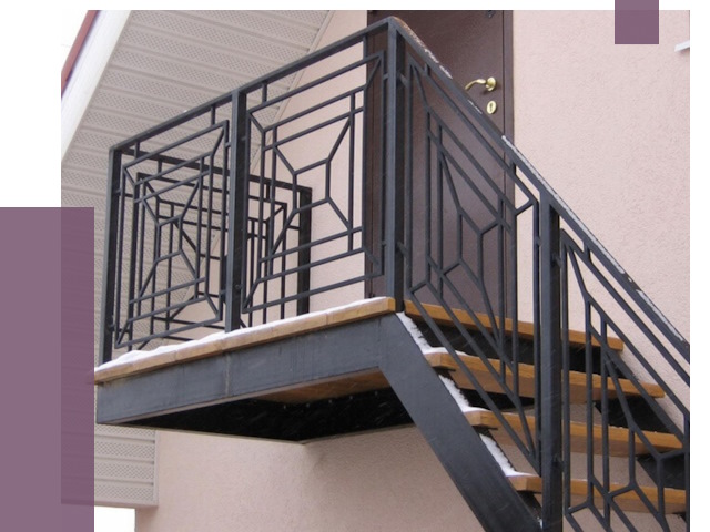 Металлические перила в Курчатове от 4279 руб.  | ПРОЛЁТ-Крч