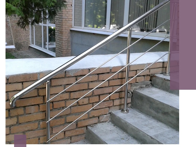 Перила из нержавеющей стали высокого качества в Курчатове