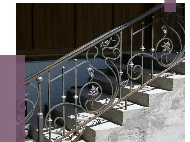 Кованые перила в Курчатове от 8660 руб. под ключ — качество от ПРОЛЁТ-Крч
