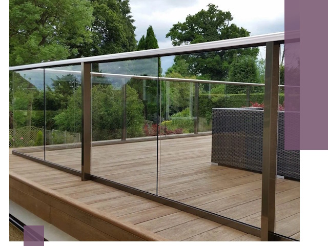 Алюминиевые перила на заказ в Курчатове — монтаж и гарантия