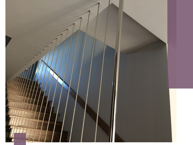 Тросовые перила под ключ в Курчатове — производство и монтаж