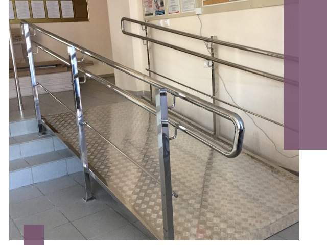 Перила для инвалидов в Курчатове — надежные поручни и ограждения
