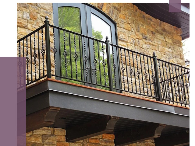 Балконные ограждения в Курчатове от 7998 руб. — купить | ПРОЛЁТ-Крч