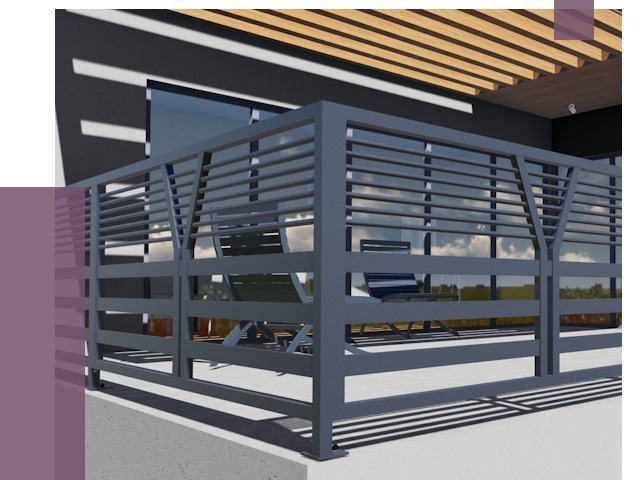 Изготовление балконных ограждений в Курчатове от 10697 руб. | ПРОЛЁТ-Крч