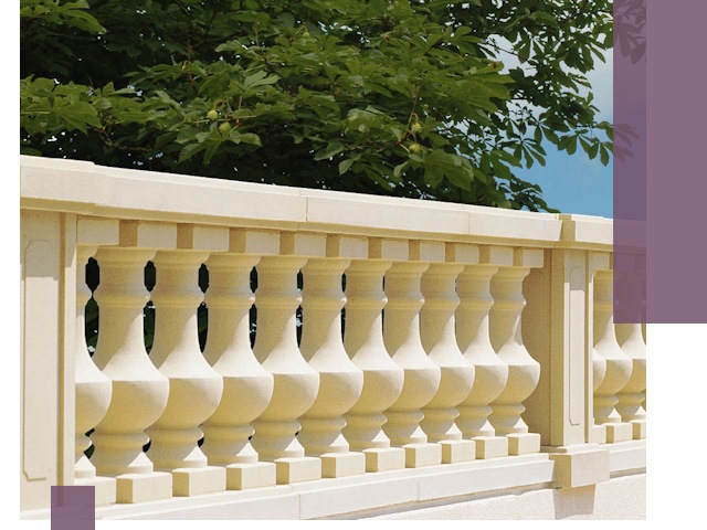 Установка балюстрады в Курчатове: изготовление и монтаж под ключ