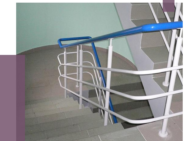 Перила в подъезде в Курчатове — установка и замена от 7386 руб. | ПРОЛЁТ-Крч