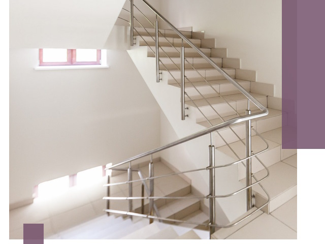 Установка и замена перил в подъезде в Курчатове