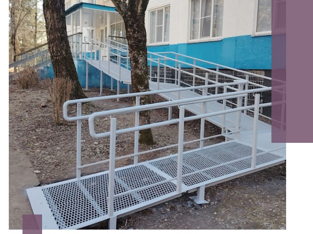 Пандусы под ключ в Курчатове: изготовление, монтаж и демонтаж