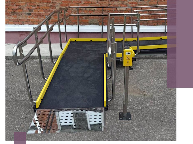 Изготовление наклонных пандусов для инвалидов в Курчатове