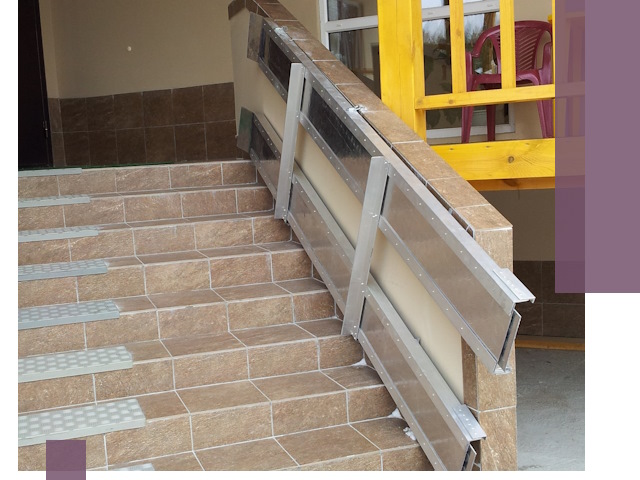 Откидные пандусы под ключ в Курчатове — монтаж и демонтаж