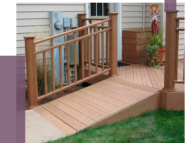 Пандус на крыльцо в Курчатове под ключ от 7743 руб. 