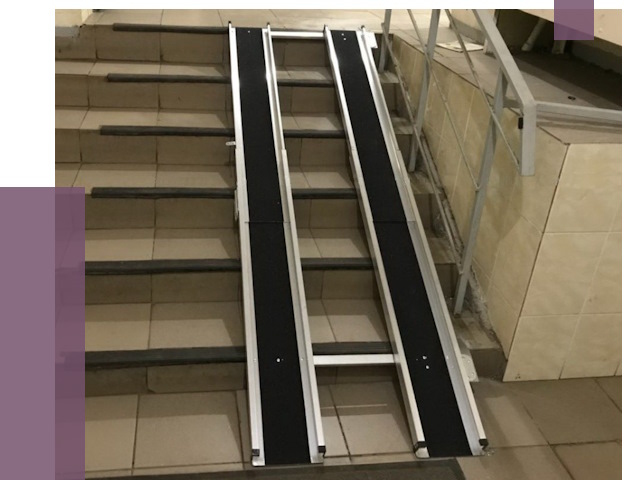 Установка пандуса в подъезд в Курчатове от 7947 руб. под ключ | ПРОЛЁТ-Крч