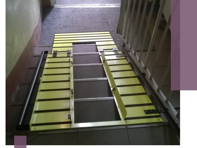 Профессиональный монтаж пандуса в подъезд в Курчатове