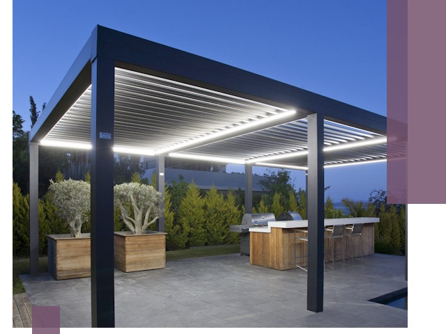 Навесы отдельно стоящие под ключ в Курчатове из металла и поликарбоната