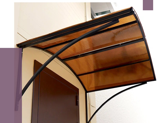 Недорогие козырьки в Курчатове от 7559 руб.  | ПРОЛЁТ-Крч