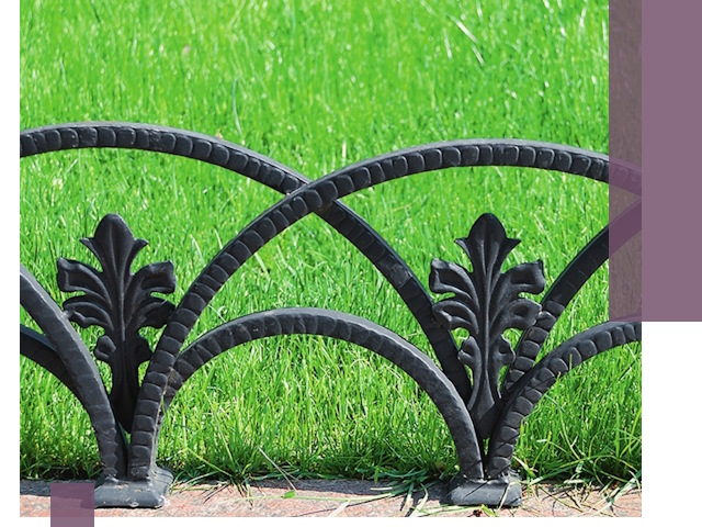 Декоративные металлические бордюры под ключ в Курчатове