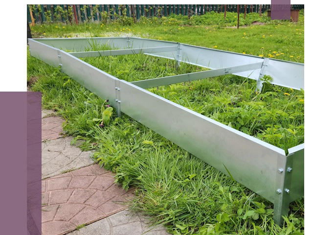 Металлические бордюры для грядок в Курчатове от 1783 руб.