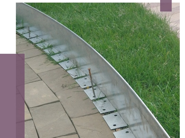 Металлические бордюры для тротуаров в Курчатове от 8660 руб.