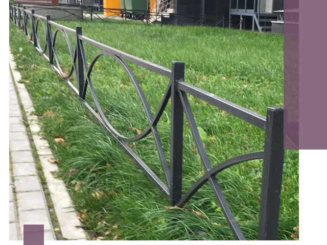 Газонные ограждения из металла в Курчатове — монтаж и продажа