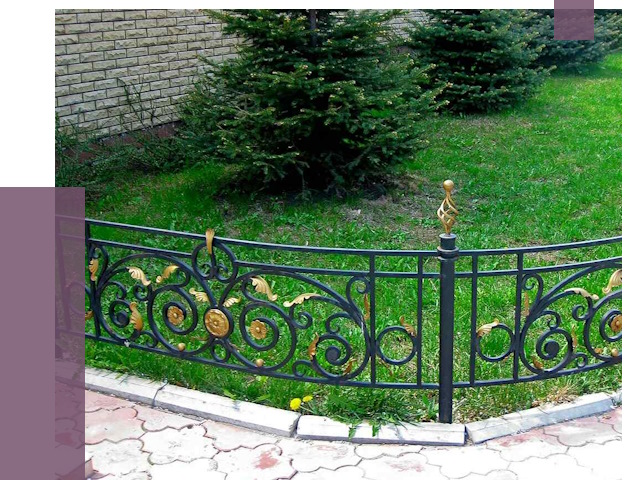 Кованые газонные ограждения в Курчатове от 7590 руб. — ПРОЛЁТ-Крч