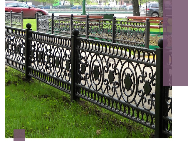 Секционные газонные ограждения под ключ в Курчатове