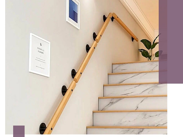 Поручни металлические и деревянные под ключ в Курчатове