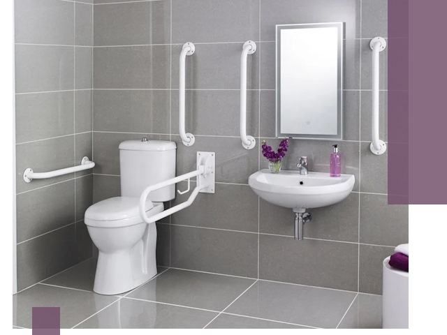 Поручни для санузлов в Курчатове: установка, ремонт и монтаж