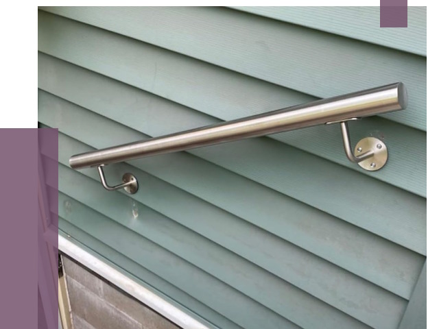 Поручни из нержавеющей стали в Курчатове от 7641 руб.  | ПРОЛЁТ-Крч