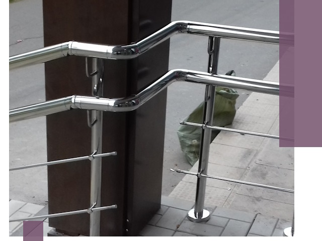 Монтаж поручней из нержавеющей стали в Курчатове качественно и быстро